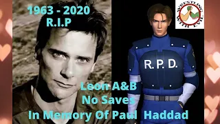 Resident Evil 2 1998 In Memory Of Paul Haddad No Save Run Leon (This Ones For You Paul)