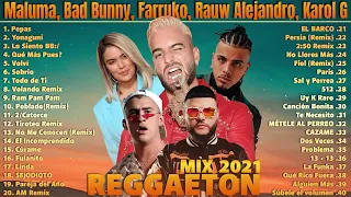 Reggaeton Mix 2022 -  Maluma, Bad Bunny, Farruko, Rauw Alejandro, Karol G, Natti Natasha, Becky G