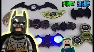 Fidget Spinner SuperHero Batman Top 10 Fast Cool Batarang RARE Unique LED Puppet Steve Tricks Hack