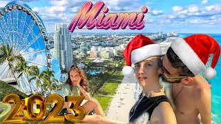 ახალი წელი Miami Beach-ზე 🏖️| New Year Vlog | 2023 🎄წლის პირველი ვლოგი