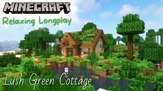 Minecraft Longplay | Cozy Lush Green Cottage (no commentary)