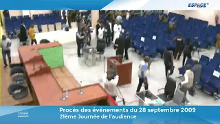 🔴 Procès du 28 Septembre - Audience du 21 Novembre 2022 - J21 (2ème Partie) • ESPACE TV GUINEE