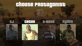 What If You Can Choose Protagonists in GTA San Andreas?