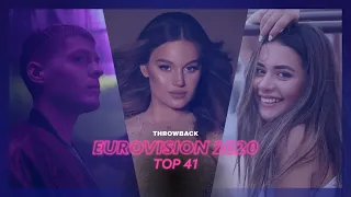 Throwback: Eurovision 2020 Top 41