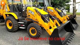 Nova Retroescavadeira Jcb 3cx Mostrando as Máquinas Novas.