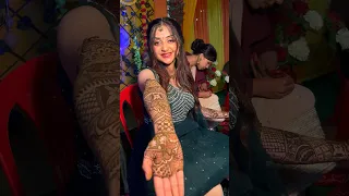 Mehendi Night 😍♥️ #shorts #trendingshorts #bridal #marriage #viral #meghachaube