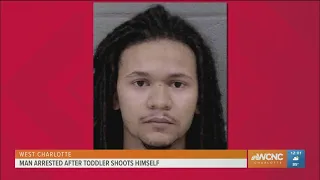 Man charged after 2-year-old shoots himself in west Charlotte