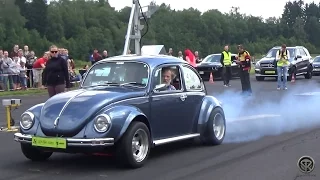 GRANDPA GOING CRAZY IN HIS VW BEETLE!