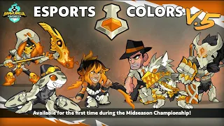 Brawlhalla reveals ESPORTS V.5 a new color!!