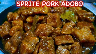 SPRITE PORK ADOBO | PORK ADOBO with SPRITE and OYSTER SAUCE |  PINOY SIMPLE COOKING