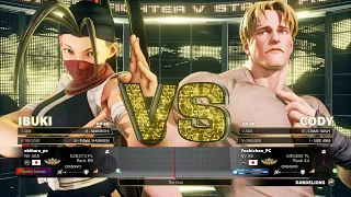 SFV Champion Edition 🔥 ebihara (IBUKI) Vs Yoshichan (CODY) 🔥 Online Match's 05-17-2023