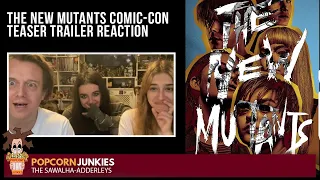 The New Mutants Comic-Con TEASER TRAILER - The Popcorn Junkies REACTION