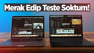 MERAK EDİP TEST ETTİM!- Apple M1 Pro vs M2 Air render testi!