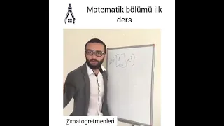 matematik bölümü ilk ders #shorts #short #matematik