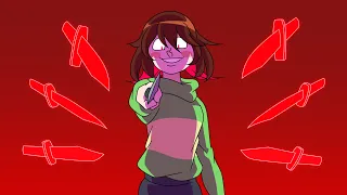 Frisk vs Chara, Undertale animation