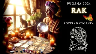 💃ROZKŁAD CYGANKA💃Rak 🍀Przesłanie na wiosnę🌼Co być musi, czego się nie spodziewasz👍