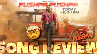 PUSHPA PUSHPA song review ! , PUSHPA 2 Song Release , Pushpa 2