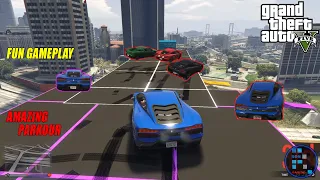 GTA V | Amazing Super Car Parkour And Funny Fails With RON