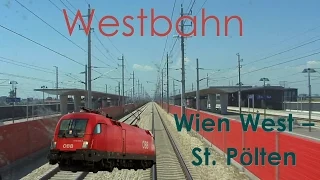 Führerstandsmitfahrt RAILJET - Westbahn Wien - St. Pölten mit 230km/h - High Speed Train Cab Ride