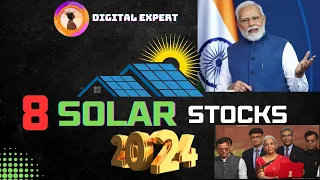 8 Best Solar Stocks in India for Long Term | PM Suryodaya yojana | Renewable Energy Stocks