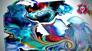 I Used Olga Soby's Dutch Pour Recipe and I LOVE IT!!  Acrylic Pouring for Beginners