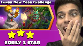 easiest way to 3 star LUNAR NEW YEAR CHALLENGE (Clash of Clans)