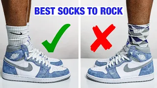 How To Style Socks With Air Jordan 1 Sneakers