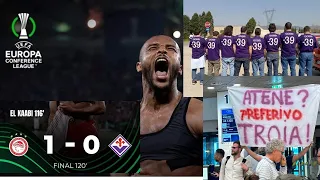 IL KARMA..La coppa di me...nel c...😘|Olympiakos Fiorentina 1-0