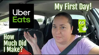 MY FIRST DAY DRIVING FOR UBER EATS | LEARNING THE APP | RIDE ALONG