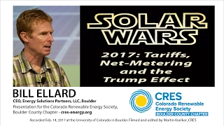 Solar Wars 2017 & The Trump Effect - Bill Ellard