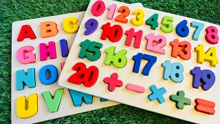 Best Learn Abc and Numbers Puzzle | Toddler Learning Video |