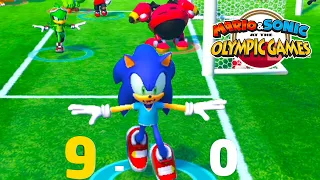 [Mario and Sonic at the Olympic Games Tokyo 2020 ]Football Sonic vs Bowser and Silver