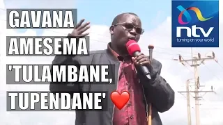 "Mlambane, mpendane": Governor Lonyangapuo's rib-cracking speech on love, peace