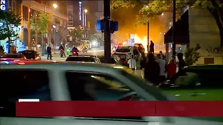 Protests in Grand Rapids turn violent with fires