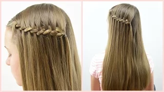 "Cheater" Waterfall Braid | BabesInHairland.com