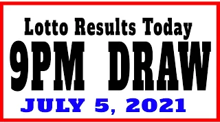 OLRT LIVE: Lotto Results Today 9pm draw July 5, 2021