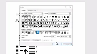 How to insert categories symbols in word Hindi