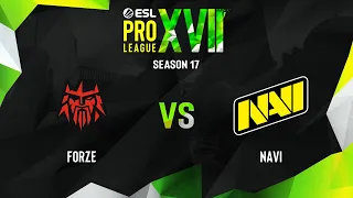 forZe vs NaVi | Map 1 Overpass | ESL Pro League Season 17