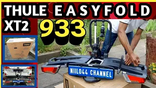 THULE | EasyFold XT2 933 | E-Bikes & Fahrradträger Anhängerkupplung | Praktisch & Einfach | TOP