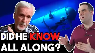 Did James Cameron Know The OceanGate Titan would IMPLODE? Body Language Analyst Reacts!