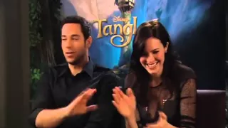 Tangled interviews Mandy Moore + Zachary Levi with Renee Brack h264