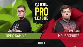 CS:GO - Mousesports vs. OpTic [Train] Map 3 - Group A - ESL Pro League Season 9 Europe