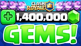 Clash Royale ♦ 1 MILLION GEMS! ♦ 300+ Super Magical Chest Opening! ♦