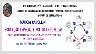 Defesa de Dissertação - Márcia Capellini