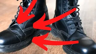 HOW TO GET RID OF CREASES ON DR MARTENS