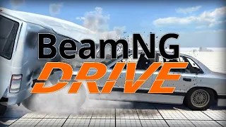 BeamNG.Drive + Logitech G25 - Тест прочности авто