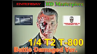 Enterbay  HD Masterpiece Series Action Figure – 1/4 T2 Judgement Day T-800 Battle Damaged Ver. 👍👍👍