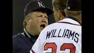 Cleveland Indians vs Atlanta Braves (10-21-1995) (WS Gm #1) "Bobby Cox Is Furious At The Bad Call"