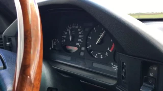 BMW E34 TDS 0-100 Acceleration