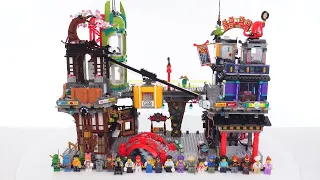 LEGO Ninjago City Markets independent fan review! 6100+ pieces, 21 minifigs
